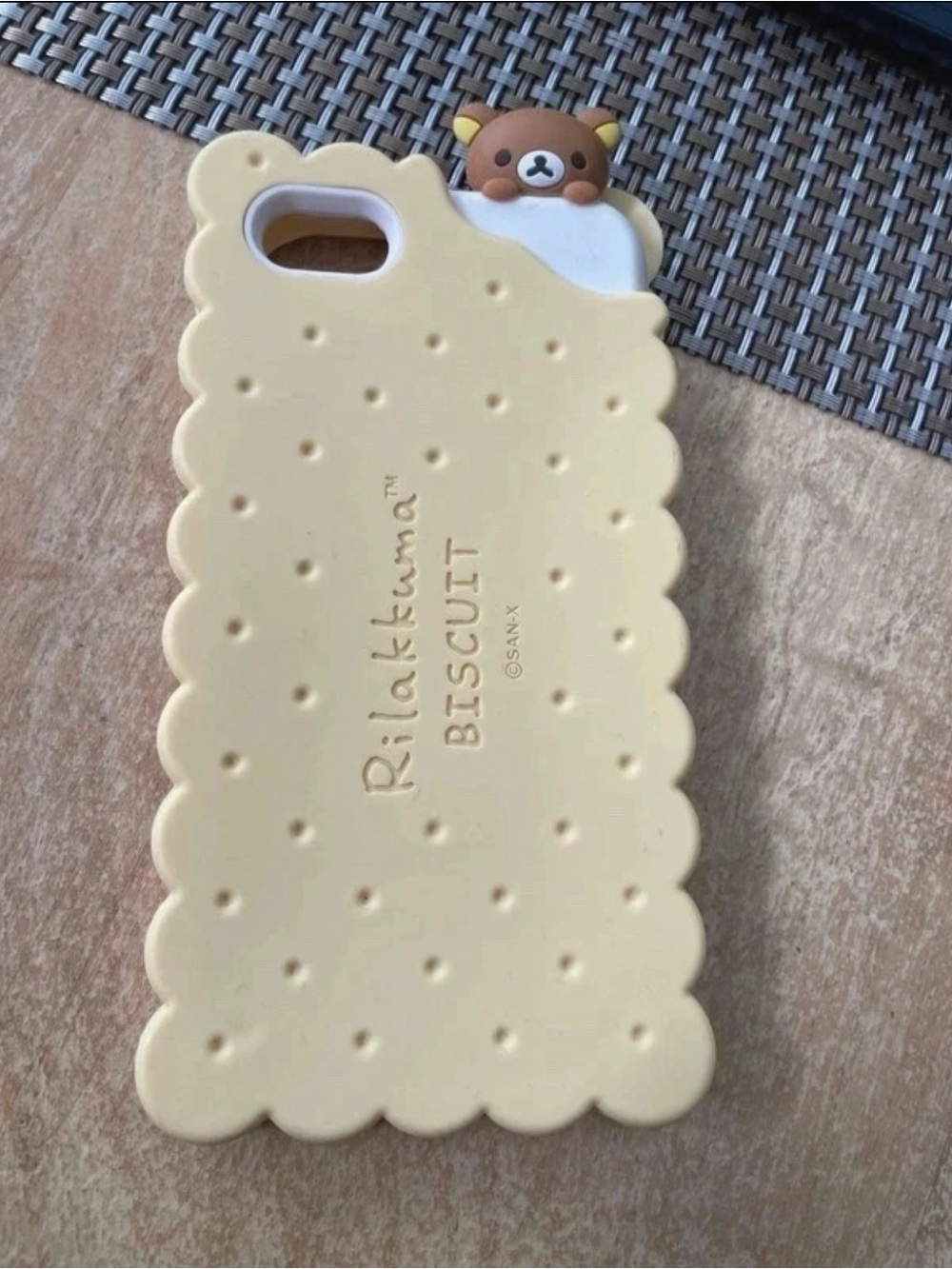 Rilakkuma Biscuit San-X Silicone Phone Case – iPhone 7 / 8 Size